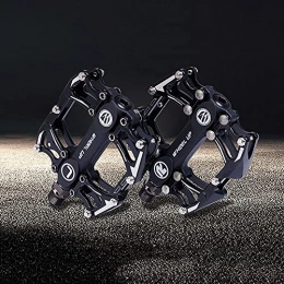 MSG ZY Spares Bike Pedals, Road Bicycle MTB Aluminum Strong Pedal, Super Powerful 9 / 16" Spindle, 3 Pcs Ultra Sealed Bearings Pedals for MTB BMX Racing bike