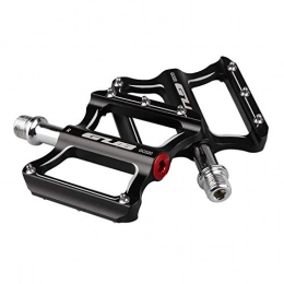 BKyong Mountain Bike Pedal Bike Pedals Spindle Bearing High-Strength Non-Slip Large Flat Platform CNC Machined Aluminum Alloy Body for 9 / 16 MTB BMX Mountain Road Bike Hybrid Pedals