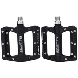 AMWRAP Spares Bike Pedals Ultra-light MTB Bicycle Pedals Bike Pedal Mountain Bike Nylon Fiber Road Bike Bearing Pedals Bicycle Bike Parts Cycling Accessor Mountain Bike Pedals (Color : Black)