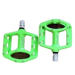 VaizA Spares Bike Pedals Ultralight Non-slip Magnesium Alloy Road Bike Pedals Mountain Bicycle Pedal Bike Parts Accessories Bike Pedal (Color : Green)