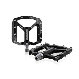 ComfYx Spares Bike Pedals Utral Sealed Bike Pedals CNC Aluminum Body For MTB Road Bicycle Bearing Pedal Mountain Bike Pedals (Color : Black)