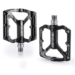 HOHIYO Mountain Bike Pedal Bike Pedals with Non-Slip steel pins, Aluminum Alloy PSD Bicycle pedals assist Indoor Exercise Bikes and Outdoor Cycling, 9 / 16 Inch Spindle bike Pedals Easy to Replacement for Mountain Road bike, MTB, BMX