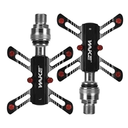 QQY Mountain Bike Pedal Bike Quick Release Pedals 1 Pair Bicycle Platform Pedal with Pedal Extender Adapter for MTB Mountain Bike Bicycle Cycling