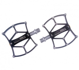 BIKERISK Spares BIKERISK Bike Pedals, New Aluminum Alloy Mountain Road Bike Hybrid Pedals with 3 Ultral Sealed Bearings, Cr-Mo CNC Machined 9 / 16 inch