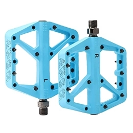 BINTING Spares BINTING Bicycle Pedals, Lightweight Bike Pedals for Mountain, Road Bicycle Pedal, Nylon Fiber Anti-Skid Pedals 9 / 16 Inch, Blue