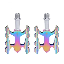 BINTING Spares BINTING Bike Pedals Mountain Pedals Aluminum Sealed Bearing Lightweight Platform for Road Mountain BMX MTB Bike, Multicolor