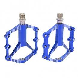 Bnineteenteam Spares Bnineteenteam Aluminum Alloy Bike Pedal, Mountain Bicycle Pedal with Bearing(Blue)