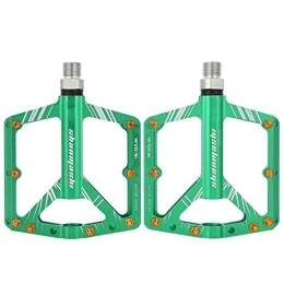 Boaby Mountain Bike Pedal Boaby Bike Pedals 9 / 16 Ultralight Aluminium Alloy Mountain Road Bike Pedal Bicycle Accessories(Green)