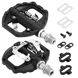 Bodhi2000 Spares Bodhi2000 1 Pair Self-Locking Bike Pedals Aluminum Alloy Cycling Clipless Pedals with SPD Platform for Mountain bike BMX MTB Spinning Bike