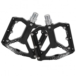 BOLORAMO Mountain Bike Pedal BOLORAMO Aluminum Alloy Bicycle Pedal, Large Pedal Area Wear‑resisting Bicycle Pedal More Lubricant Good Bearing Performance with Fine Workship for Mountain Road Bike