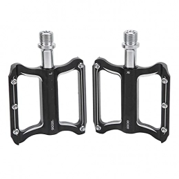 BOLORAMO Mountain Bike Pedal BOLORAMO Bike Flat Pedals, Aluminum WITH 10 Anti‑skid Nails NOn‑Slip Pedals Light in Weight Wear‑resistant DU Bearing Pedals for Mountain Bikes and Road Bikes.