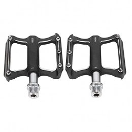 BOLORAMO Mountain Bike Pedal BOLORAMO Bike Flat Pedals, DU Bearing Pedals WITH 10 Anti‑skid Nails Mountain Bike Pedals Aluminum for Mountain Bikes and Road Bikes.