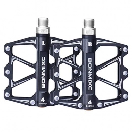 BONMIXC Mountain Bike Pedal BONMIXC 9 / 16 threading Bike Pedals with Sealed Bearing Alloy Strong Structure Mountain Bike Pedals Ultralight Weight Road Bicycle Pedals
