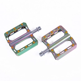 Boseno Mountain Bike Pedals, Bicycle Platform Pedals for BMX MTB 9/16" Cycling Sealed 3 Bearing Pedal