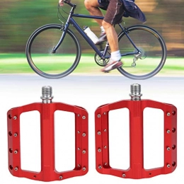 BOTEGRA Mountain Bike Pedal BOTEGRA Lightweight Conscientious Materials Large Contact Area Under Desk Bike Pedal Bike Pedals, for Mountain Bike(red)