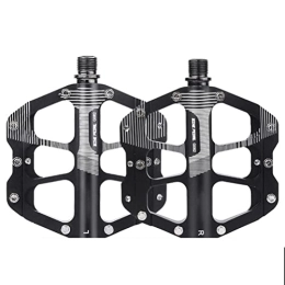 BTSEURY Spares BTSEURY 1 Pair Mountain Bike Pedals 3 Bearing Non-Slip Aluminum Alloy Large Bicycle Platform Pedals for MTB Road Bike