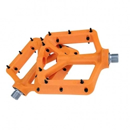 BUMSIEMO Bicycle Pedals Mountain Bike Road With Sealed Bearings Axle Diameter Orange