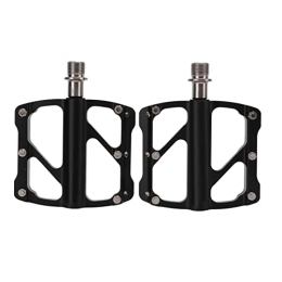 BuyWeek Spares BuyWeek Bike Pedals, 1Pair Bicycle Flat Pedals for Mountain Bike, Road Bike Bicycle Platform Flat Pedals with 3 Bearings for Replacement