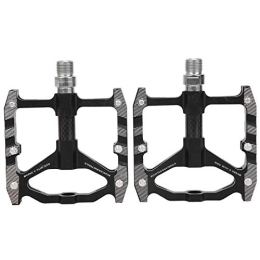 BuyWeek Spares BuyWeek Bike Pedals, Mountain Bicycle Pedals Carbon Fiber Aluminum Alloy Bearing Platform Anti‑Slip Road Bike Pedals Cycling Accessories
