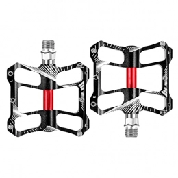 BUYYUB Spares BUYYUB Bicycle Anti-skid Accessories, Bicycle Black Pedals, Sealed Bearings, Mountain Bike Widened Aluminum Pedals