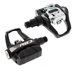 BV Mountain Bike Pedal BV Bike 9 / 16'' Dual Pedals Compatible with Both Shimano SPD and Look Delta- Spin / Indoor / Exercise Bike Pedals Compatible with Peloton