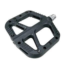 BWHNER Spares BWHNER Bike Pedals - Universal Mountain Bicycle Pedals - Road Bike Pedals 9 / 16" with 12 Anti-Skid Pins - for Commuting Travel Cycle-Cross Bikes Boy Girl School Bike, Black