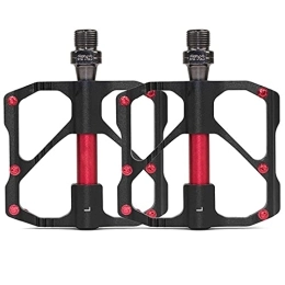 BWHNER Mountain Bike Pedal BWHNER Mountain Bike Pedals, Aluminum Non-Slip Abrasion ​MTB Bicycle Pedals, for Mountain Long-Distance Cycling Trips Biking, Black