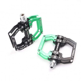 CARACHOME Spares CARACHOME Aluminum Alloy Bike Pedals 3 Palin Bearing Bike Pedals for MTB, Road Bicycle, BMX, Green