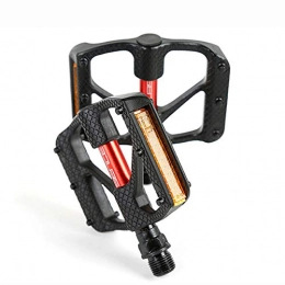 CARACHOME Aluminum Bike Bicycle Cycling MTB Pedals With reflector