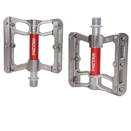 catazer Spares Catazer Mountain Bike Pedals 3 Sealed Bearing Aluminum Lightweight Non-Slip Bicycle Platform Pedals for Road Mountain BMX MTB Bike (Silver)