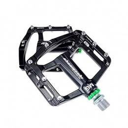 CBPE Mountain Bike Pedal CBPE Aluminum Bike Pedals, 9 / 16 Inch Spindle Bearing High-Strength, Non-Slip Large Flat Platform for Mountain Bike Road Bicycle
