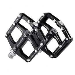 CBPE Spares CBPE Bike Pedals, New Aluminum Alloy Anti Slip Durable Mountain Bike Flat Pedals, Ultralight MTB BMX Bicycle Cycling Road Bike Hybrid Pedals for 9 / 16 Inch