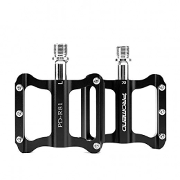 CBPE Spares CBPE Bike Pedals, Sealed Bearing, Strong Structure Ultralight Weight Mountain Bike Pedals Alloy Bicycle Pedals, 9 / 16 Inch, Black