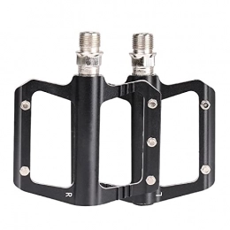 CCHHL Spares CCHHL Bike Pedals, Lightweight Aluminum Alloy Bearing Pedals, 9 / 16 Non-Slip Pedal Accessories for Road Mountain BMX MTB Bike