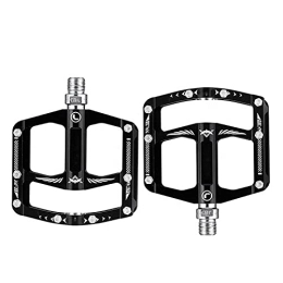 CCHHL Mountain Bike Pedal CCHHL Bike Pedals, Mountain Bike Bearing Pedals, Thick Aluminum Alloy Pedals, with 16 Anti-Skid Nails, Bicycle Accessories