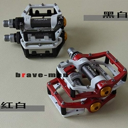 cewin Mountain Bike Pedal cewin Aluminum Alloy Pedal Dead Fei Mountain Bicycle Bearing Pedal Bearing Pedal @White And Black_930