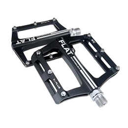 ChengBeautiful Spares ChengBeautiful Bicycle Pedal 1 Pair Aluminum Alloy Antiskid Durable Mountain Bike Pedals Surface For Road BMX MTB Bike Black SMS-0.1PLUS
