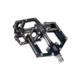ChengBeautiful Mountain Bike Pedal ChengBeautiful Bicycle Pedal 5 Color Mountain Bike Pedal 1 Mol Of The Aluminum Alloy Durable Skid Comfortable Pedal The Pedal (Color : Black)