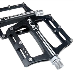 ChengBeautiful Spares ChengBeautiful Pedals Bike Pedals Mountain And Road Bicycle Cycling Platform for Most Kinds of Bike Hybrid Mountain Bike Pedals (Color : Black, Size : One size)