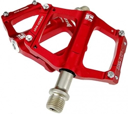 CHYOOO Spares CHYOOO MTB Road Bike Bicycle 9 / 16 inch Sealed Bearing Pedals Nylon Fiber Platform(Rosso)