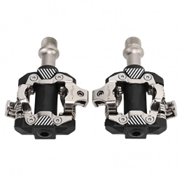 Semiter Mountain Bike Pedal Clipless Pedals, Double Sided Available Mountain Bike Pedals Composite Material Good Mechanical Support for for SPD MTB Pedal System