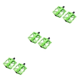 Clispeed Spares CLISPEED 3 Pairs para bicicleta bicycle pedals bike pedals cycling pedal mtb pedal bike replacement pedal mountain bike pedal universal pedal mountain pedal platform pedal bmx alloy