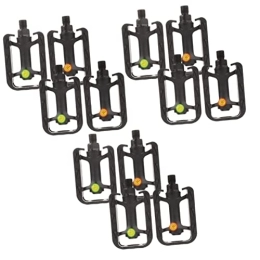 Clispeed Spares CLISPEED 6 Pairs Pedals Bicycle Accessories Bike Pedal K-y Road Outdoor Accessories Bike Accessories Pedal for Mountain Bike Kids Bike Supplies Pedal for Bike Plastic Child Spindle Clip-on