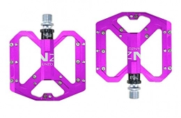 CMUNDLJQ Spares CMUNDLJQ 9 / 16 Inch Bicycle Pedals Non-Slip Trekking Pedals Mountain Bike Road Bike Pedals MTB Pedals with Ultralight Aluminium Alloy Platform and 3 Sealed Bearings Nezo (Pink)