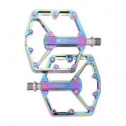 Colcolo Spares Colcolo Mountain Bike Pedals 9 / 16" Lightweight Non-Slip Flat Platform Aluminum Alloy Pedals Sealed Bearing MTB BMX Parts - Colorful