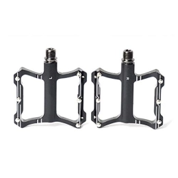 COSCANA Spares COSCANA Mountain Bike Pedals Bicycle Pedal, Bike Pedal Cycling Sealed Bearing Aluminum Alloy Pedal For Road Mountain BMX MTB 9 / 16''Black