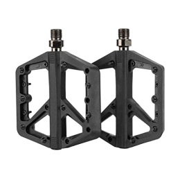 COSCANA Spares COSCANA Mountain Bike Pedals MTB Pedals Bicycle Flat Pedals Aluminum 9 / 16" Sealed Bearing Lightweight Pedals for MTB Road BikeBlack
