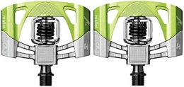 Crank Brothers Mallet 2 Pedals, Raw/Green