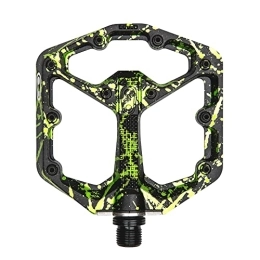 Crank Brothers Spares Crankbrothers Stamp 7 Mountain Bike Pedals, Size Small, Black / Lime