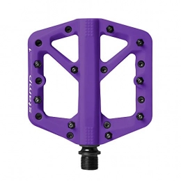 CRANKBROTHERs Mountain Bike Pedal Crankbrothers Unisex's Stamp-1 Pedals, Purple, Small